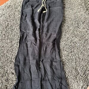 Roxy Black Jogger Sweatpants with Drawstring Waist
